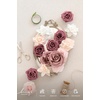 image:imageLings moment Artificial Flowers Fake Silk Orchid Faux Foam Roses Combo for DIY Wedding Bouquets Centerpieces Arrangements Bridal Shower Party Home Decorations Tawny Beige amp Sand Beige 21pcsPkmauve  Blush