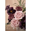 image:imageLings moment Artificial Flowers Fake Silk Orchid Faux Foam Roses Combo for DIY Wedding Bouquets Centerpieces Arrangements Bridal Shower Party Home Decorations Tawny Beige amp Sand Beige 21pcsPrplplum  Plum Lily