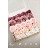 image:imageLings moment Artificial Flowers Fake Silk Orchid Faux Foam Roses Combo for DIY Wedding Bouquets Centerpieces Arrangements Bridal Shower Party Home Decorations Tawny Beige amp Sand Beige 21pcsPkmauve  Blush
