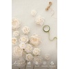 image:imageLings moment Artificial Flowers Fake Silk Orchid Faux Foam Roses Combo for DIY Wedding Bouquets Centerpieces Arrangements Bridal Shower Party Home Decorations Tawny Beige amp Sand Beige 21pcsWhtivory