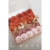 image:imageLings moment Artificial Flowers Fake Silk Orchid Faux Foam Roses Combo for DIY Wedding Bouquets Centerpieces Arrangements Bridal Shower Party Home Decorations Tawny Beige amp Sand Beige 21pcsOrorange  Dusty Rose