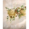 image:imageLings moment Artificial Flowers Fake Silk Orchid Faux Foam Roses Combo for DIY Wedding Bouquets Centerpieces Arrangements Bridal Shower Party Home Decorations Tawny Beige amp Sand Beige 21pcsBrnearth Brown  Tawny Beige
