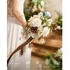 image:imageLings moment Artificial Flowers Fake Silk Orchid Faux Foam Roses Combo for DIY Wedding Bouquets Centerpieces Arrangements Bridal Shower Party Home Decorations Tawny Beige amp Sand Beige 21pcsBegtawny Beige  Earth Brown