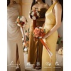 image:imageLings moment Artificial Flowers Fake Silk Orchid Faux Foam Roses Combo for DIY Wedding Bouquets Centerpieces Arrangements Bridal Shower Party Home Decorations Tawny Beige amp Sand Beige 21pcsOramber  Terracotta