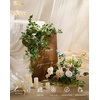 image:imageLings moment Artificial Flowers Fake Silk Orchid Faux Foam Roses Combo for DIY Wedding Bouquets Centerpieces Arrangements Bridal Shower Party Home Decorations Tawny Beige amp Sand Beige 21pcsBegtawny Beige  Earth Brown