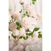 image:imageLings moment Artificial Flowers Fake Silk Orchid Faux Foam Roses Combo for DIY Wedding Bouquets Centerpieces Arrangements Bridal Shower Party Home Decorations Tawny Beige amp Sand Beige 21pcsPkpowder Pink