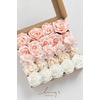 image:imageLings moment Artificial Flowers Fake Silk Orchid Faux Foam Roses Combo for DIY Wedding Bouquets Centerpieces Arrangements Bridal Shower Party Home Decorations Tawny Beige amp Sand Beige 21pcsPkblush  White