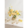 image:imageLings moment Artificial Flowers Fake Silk Orchid Faux Foam Roses Combo for DIY Wedding Bouquets Centerpieces Arrangements Bridal Shower Party Home Decorations Tawny Beige amp Sand Beige 21pcsYlwcreamy Yellow  Cream
