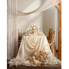 image:imageLings moment Artificial Flowers Fake Silk Orchid Faux Foam Roses Combo for DIY Wedding Bouquets Centerpieces Arrangements Bridal Shower Party Home Decorations Tawny Beige amp Sand Beige 21pcsBegtawny Beige  White