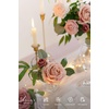 image:imageLings moment Artificial Flowers Fake Silk Orchid Faux Foam Roses Combo for DIY Wedding Bouquets Centerpieces Arrangements Bridal Shower Party Home Decorations Tawny Beige amp Sand Beige 21pcsPkdusty Rose  Cinnamon Rose