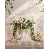image:imageLings moment Artificial Flowers Fake Silk Orchid Faux Foam Roses Combo for DIY Wedding Bouquets Centerpieces Arrangements Bridal Shower Party Home Decorations Tawny Beige amp Sand Beige 21pcsPkpowder Pink