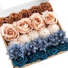 Blu-navy Blue & Burnt Orange