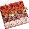 Or-orange & Dusty Rose