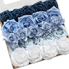 Blu-dusty Blue & Ivory
