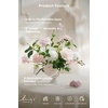 image:imageLings moment Artificial Flowers Fake Silk Roses Faux Foam Rose Combo for DIY Wedding Bouquets Centerpieces Arrangements Bridal Shower Party Home Decorations Pale Lavender amp Sage PurplePk Petal Pink  White