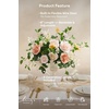 image:imageLings moment Artificial Flowers Fake Silk Roses Faux Foam Rose Combo for DIY Wedding Bouquets Centerpieces Arrangements Bridal Shower Party Home Decorations Pale Lavender amp Sage PurplePk Petal Pink  Ballet Pointe