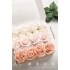 image:imageLings moment Artificial Flowers Fake Silk Roses Faux Foam Rose Combo for DIY Wedding Bouquets Centerpieces Arrangements Bridal Shower Party Home Decorations Pale Lavender amp Sage PurplePk Petal Pink  Ballet Pointe