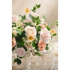 image:imageLings moment Artificial Flowers Fake Silk Roses Faux Foam Rose Combo for DIY Wedding Bouquets Centerpieces Arrangements Bridal Shower Party Home Decorations Pale Lavender amp Sage PurplePk Petal Pink  Ballet Pointe