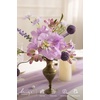 image:imageLings moment Artificial Greenery Stems Box Set Faux Greenery Picks for DIY Bridal Bouquets Wedding Floral Arrangement Table Centerpieces Dark Green amp SageFiller Flower Combo Pale Lavender  Lilac