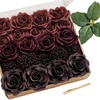 Red- Burgundy & Black Baccara