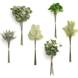 image:imageLings moment Artificial Greenery Stems Box Set Faux Greenery Picks for DIY Bridal Bouquets Wedding Floral Arrangement Table Centerpieces Dark Green amp SageGreenery Combo Jade  Kiwi Colada