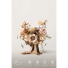 image:imageLings moment Beige Wedding Bouquets for Bride Brown Bridal Bouquets for Bride 13 Inch Free Form Artificial Wedding Flower Bouquet