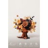 image:imageLings moment Terracotta Wedding Bouquets for Bride Burnt Orange Bridal Bouquets for Bride 13 Inch Free Form Artificial Wedding Flower Bouquet