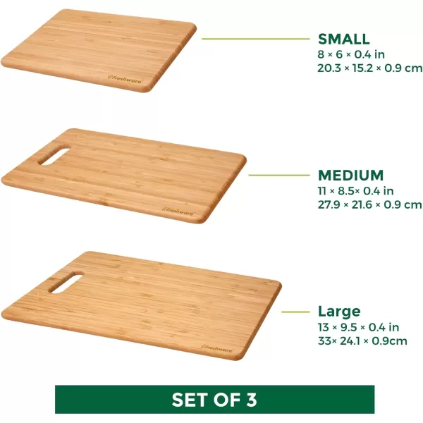 imageBamboo Cutting Boards for Kitchen with Juice Groove ExtraLarge Wood Cutting Board for Chopping Meat Vegetables Fruits Cheese Knife Friendly Serving Tray with Handles 18 x 125inch11L x 85W