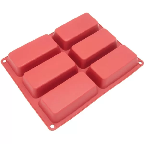 imageFreshware 20Cavity Mini Silicone Mold for Homemade Tart Quiche Pastry Cake Pie Pudding Jello and MoreMini Loaf