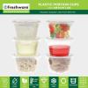 image:imageFreshware Plastic Portion Cups with Lids 2 Ounce 400 Set Disposable Plastic Cups for Meal Prep Salad Dressing Jellos Shot Cup Condiment and Dipping Sauce Cup4 oz  100 sets