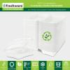 image:imageFreshware Clamshell Food Containers with Lids 6x6 100Pack Disposable To Go Containers Biodegradable Sugarcane To Go Boxes  Paper Container  Microwave amp Freezer Safe Stackable9 x 6 Inch