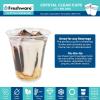 image:imageFreshware Clear Plastic Cups 100 Pack  20 oz Disposable Cups for Iced Coffee Smoothie Milkshake Cold Drinks12 oz 100PCS