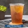 image:imageFreshware Clear Plastic Cups 100 Pack  20 oz Disposable Cups for Iced Coffee Smoothie Milkshake Cold Drinks12 oz 100PK