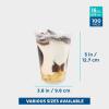 image:imageFreshware Clear Plastic Cups 100 Pack  20 oz Disposable Cups for Iced Coffee Smoothie Milkshake Cold Drinks16 oz 100PK