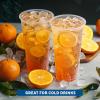 image:imageFreshware Clear Plastic Cups 100 Pack  20 oz Disposable Cups for Iced Coffee Smoothie Milkshake Cold Drinks24 oz 100PK