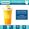 image:imageFreshware Clear Plastic Cups 100 Pack  20 oz Disposable Cups for Iced Coffee Smoothie Milkshake Cold Drinks24 oz 100PK