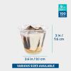 image:imageFreshware Clear Plastic Cups 100 Pack  20 oz Disposable Cups for Iced Coffee Smoothie Milkshake Cold Drinks9 oz 100PK