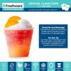 image:imageFreshware Clear Plastic Cups 100 Pack  20 oz Disposable Cups for Iced Coffee Smoothie Milkshake Cold Drinks9 oz 100PK