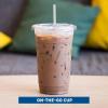 image:imageFreshware Clear Plastic Cups with Flat Lids and Straws 100 Cups  24 oz Disposable Tumblers for Iced Coffee Smoothie Milkshake Cold Drinks20 oz 100PK