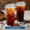 image:imageFreshware Clear Plastic Cups with Strawless Sip Lids 100 Cups  20 oz Disposable Cup for Iced Coffee Smoothie Milkshake Cold Drinks24 oz 100PK