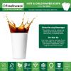 image:imageFreshware Coffee Cups 4 oz 100 Pack Disposable Paper Cups for Mouthwash Cups Hot Paper Coffee Cup Ideal for Bathroom Cup16 oz