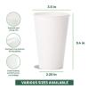 image:imageFreshware Coffee Cups 4 oz 100 Pack Disposable Paper Cups for Mouthwash Cups Hot Paper Coffee Cup Ideal for Bathroom Cup16 oz