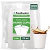 image:imageFreshware Coffee Cups 4 oz 100 Pack Disposable Paper Cups for Mouthwash Cups Hot Paper Coffee Cup Ideal for Bathroom Cup4 oz