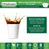 image:imageFreshware Coffee Cups 4 oz 100 Pack Disposable Paper Cups for Mouthwash Cups Hot Paper Coffee Cup Ideal for Bathroom Cup4 oz