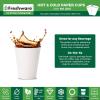 image:imageFreshware Coffee Cups 4 oz 100 Pack Disposable Paper Cups for Mouthwash Cups Hot Paper Coffee Cup Ideal for Bathroom Cup8 oz