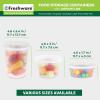 image:imageFreshware Food Storage Containers with Lids 60 Pack 8 16 32 oz 20 sets each size Plastic Deli Containers Meal Prep Containers Microwave and Freezer Safe Stackable Leakproof BPA Free Clear8  16  32 oz  60 Mix Set