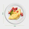 image:imageFreshware Paper Plates  Disposable 10 Plate 500Pack Biodegradable Sugarcane Dinner Plates  Heavy Duty Dinnerware for Hot Food  Microwave amp Freezer Safe Stackable Dinnerware9 Inch  150 Pack