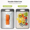 image:imageFreshware Titanium Cutting Board for Kitchen Double Sided and Non Slip Cutting Boards Pure TitaniumPP Chopping Board with Juice Grooves Dishwasher Safe Large 152 by 105158L x 106W