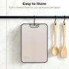 image:imageFreshware Titanium Cutting Board for Kitchen Double Sided and Non Slip Cutting Boards Pure TitaniumPP Chopping Board with Juice Grooves Dishwasher Safe Large 152 by 105152L x 105W