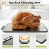 image:imageFreshware Titanium Cutting Board for Kitchen Double Sided and Non Slip Cutting Boards Pure TitaniumPP Chopping Board with Juice Grooves Dishwasher Safe Large 152 by 105197L x 135W